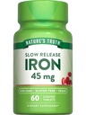 自然の真理鉄サプリメント | 45mg | 60Pills | ファーラス硫酸塩 | ノンGMO&グルテンフリーのビタミン 男性と女性