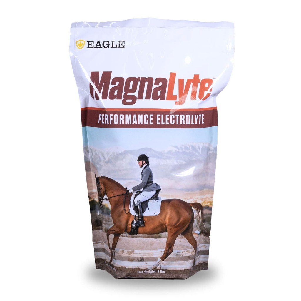 MagnaLyteは、イーグル・エキナーによる馬の塩と電解液を緩めます | ミネラルシーソルト、ミネラルウォーター、電解液 | 4ポンドバッグ