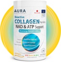 AURA VERISOL® 特許取得済みのNAD+&ATPブースター、アドバンストセルラーレジュベネーションシステム、ヘルシーエイジング&DNAリペア、カナダ製、31サービング。