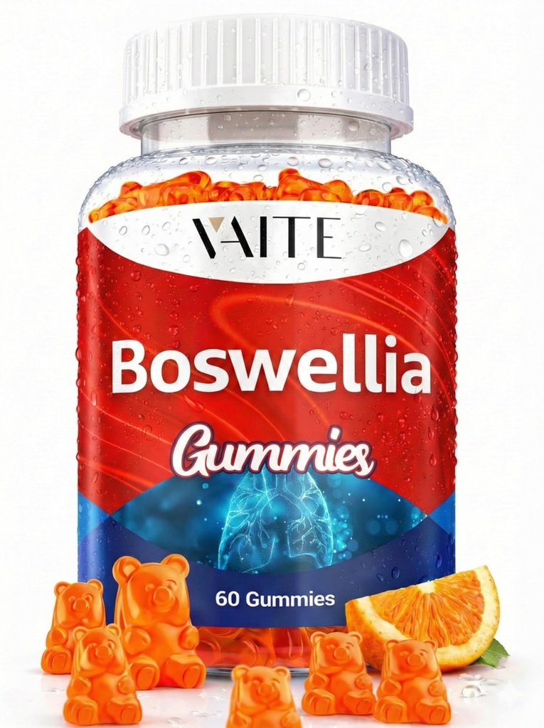 VAITEボスウェリアセラタグミー1200mg - ボスウェリン酸、植物ベースのサプリメント、共同サポート健康フォーミュラ、非GMO、グルテンフリー、砂糖フリー、60 Chewablesのインドのフランキンセンスエキス