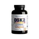 D3K2はカルシウム及びBioPerine®と高めました- 5000のIUのビタミンD3 + 100のmcgのビタミンK2 MK-7 - 一度-毎日の方式、60のカプセル