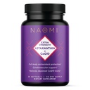 NAOMIの余分強さのアスタキサンチン+ CoQ10の脂肪溶性の酸化防止剤、心血管サポート、高められたエネルギー、免疫および認知機能、Restoreの枯れたCoQ10、高い吸収、30日の供給