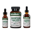 NutraMedixエネルギーセット - 3-ピースキットには、Astragalus、Rhodiola、Ginseng&Schisandra、Bubur-Pinellaデトックスドロップ&マグネシウムマレートカプセルの一般的なウェルネスが含まれています