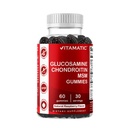 MSM&ビタミンEとVitamaticグルコサミンコンドロイチングミー - 共同サポートフォーミュラ - 60ペクチンベースのビーガングミー