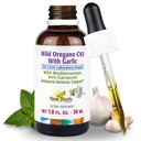 ニンニクとの新しいROOTSのHERBALの野生のオレガノオイルのチンキ(1のflのoz) | 93% Carvacrolのオレガノオイルの低下、高められた免疫サポート補足l非GMO、ビーガン、GMPは証明しました