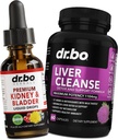 Kidney サポート補足のぼうこうの健康及び肝臓の清潔なDetox - 有機性腎臓のぼうこうの補足の低下及びレバーのDetoxの清潔なカプセルの補足 - 腎の尿路の草