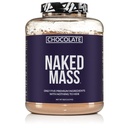NAKEDチョコレートマスゲイン - すべての自然な体重ゲインプロテインパウダー - 8lbバルク、GMOフリー、グルテンフリー&大豆無料。人工成分なし - 1,360カロリー