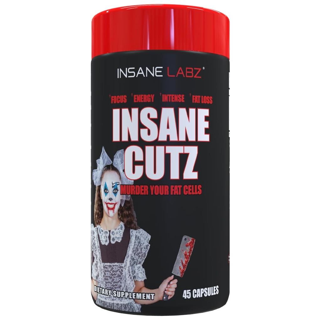 Insane LabzのInsaneは人および女性のためのIntenseの脂肪バーナー、AMPiberry、食欲抑制剤- 45の毎日のSrvgs (45のカプセル)によって燃料を供給されるDandelionの根のエキスが付いているThermogenic減量の補足を切ます