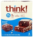 Glanbiaの性能のThinkthinの高い蛋白質棒、Brownie Crunch、5つのct