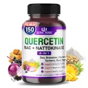 Bromelain、ビタミンC、亜鉛、Natokinase、NAC、Elderberry、Elderberryとのケルセチンサプリメント | 8 in 1 免疫の健康のための超抗酸化複合体 | 150 カプセル