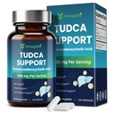 TUDCA 1200mg – 純粋なTauroursodeoxycholic酸サプリメント, 120 ビーガンカプセルスワロしやすい (60日の供給), 非GMO, グルテンフリー (120 カウント)