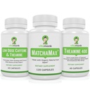 VitaMonk Matcha、低用量カフェインとテアニンバンドル - カルム、ジッターなしでエネルギーを集中