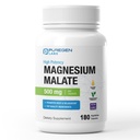ピュアゲンラボ マグネシウムマレート500mg | 高効力元素マグネシウム | 180ベジギーキャップ、優れた吸収性、非GMO、グルテンフリーと酪農、筋肉、関節、心臓の健康をサポート