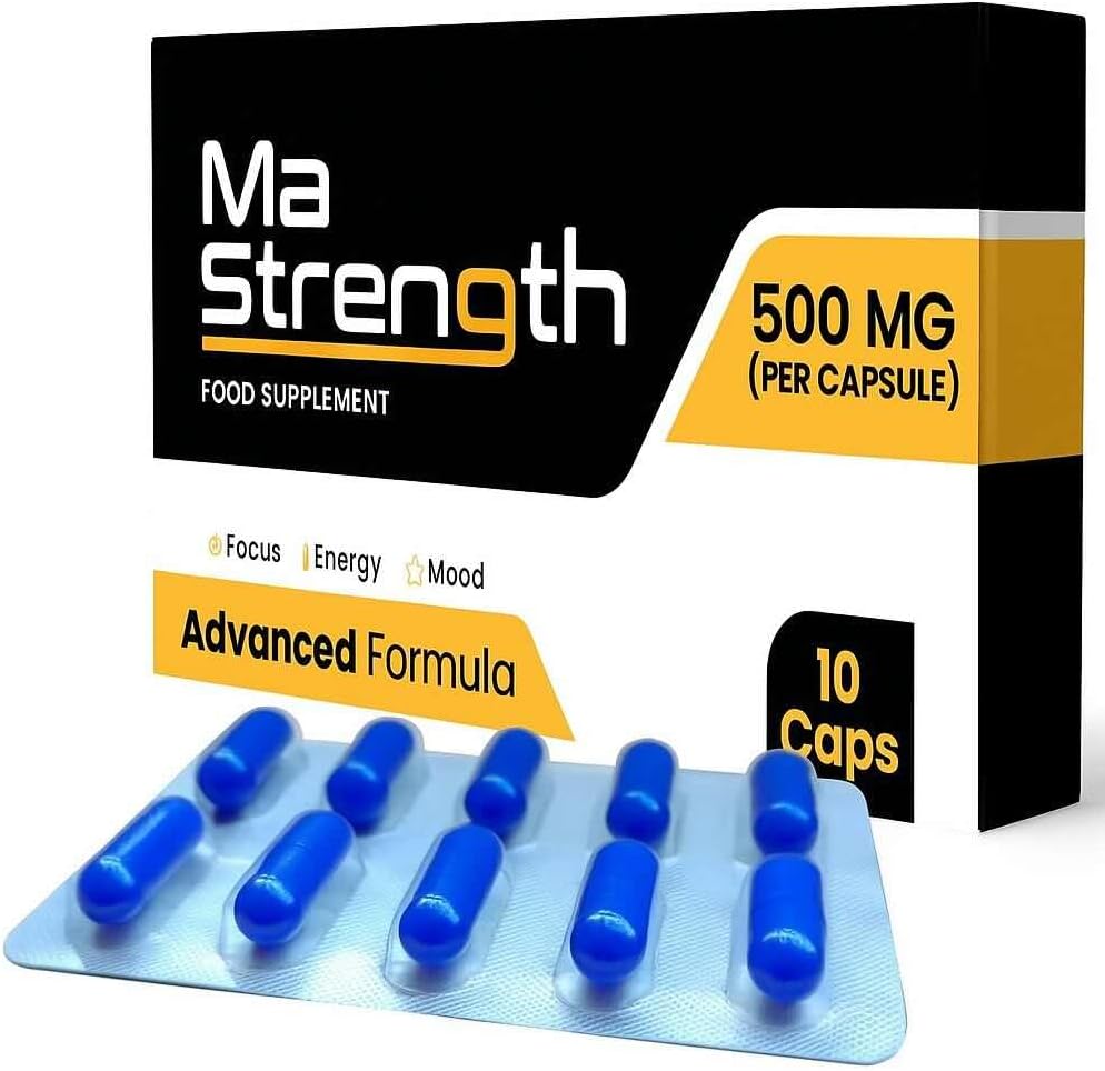 ホルニー・ゴート・ウェイド、トンケート・アリ、ジンセン、マカ・ルートとの強制力、持久力および死亡率。 男性(10カプセルパッケージ)の長期持続活動性能サポート