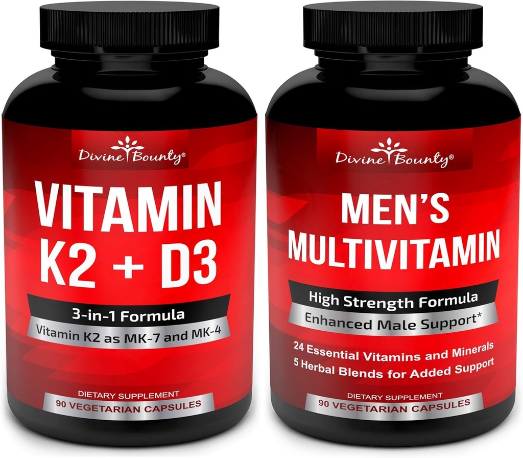 D3及び人のMultivitaminの束が付いているDivineの自発的なビタミンK2