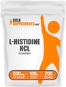 BulkSupplements.com L-Histidine HClパウダー - L-Histidineサプリメント - エッセンシャルアミノ酸、グルテンフリー、給食当たり500mg、100g(3.5オンス)(パッケージ1)