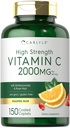 Carlyle Vitamin C 2000mg | ローズヒップ付き | 150 キャップ | ベジタリアン・非GMO・グルテンフリー対応サプリメント