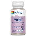 SOLARAY Vitexベリーエキス225mg - 女性のためのシャステベリーサプリメント - 伝統的なホルモンバランスサポート - チャステツリーベリー - ビーガン、ラボ確認 - 60の給餌、60の野菜