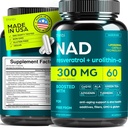 NADの補足300Mgの余分強さNMNの女性及び人のw/ウルオリジンA、Resveratrol、CoQ10、アルファLipoicの酸のための代わりとなるLiposomal +緑茶