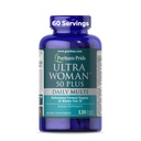 Puritan's Pride Ultra Women 50 Plus High Potency Performance Time Release Daily Multivitamin with 亜鉛、健康な老化と細胞エネルギー生産のためのサプリメント、2ヶ月の供給、120カウント