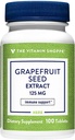 ビタミンのshoppe Grapefruitの種のエキス125MGのトラベラーズのための酸化防止の草の補足は新しいGrapefruitの種及びパルプと支えます、Cittricidalのブランド(100のタブレット)を含んでいます