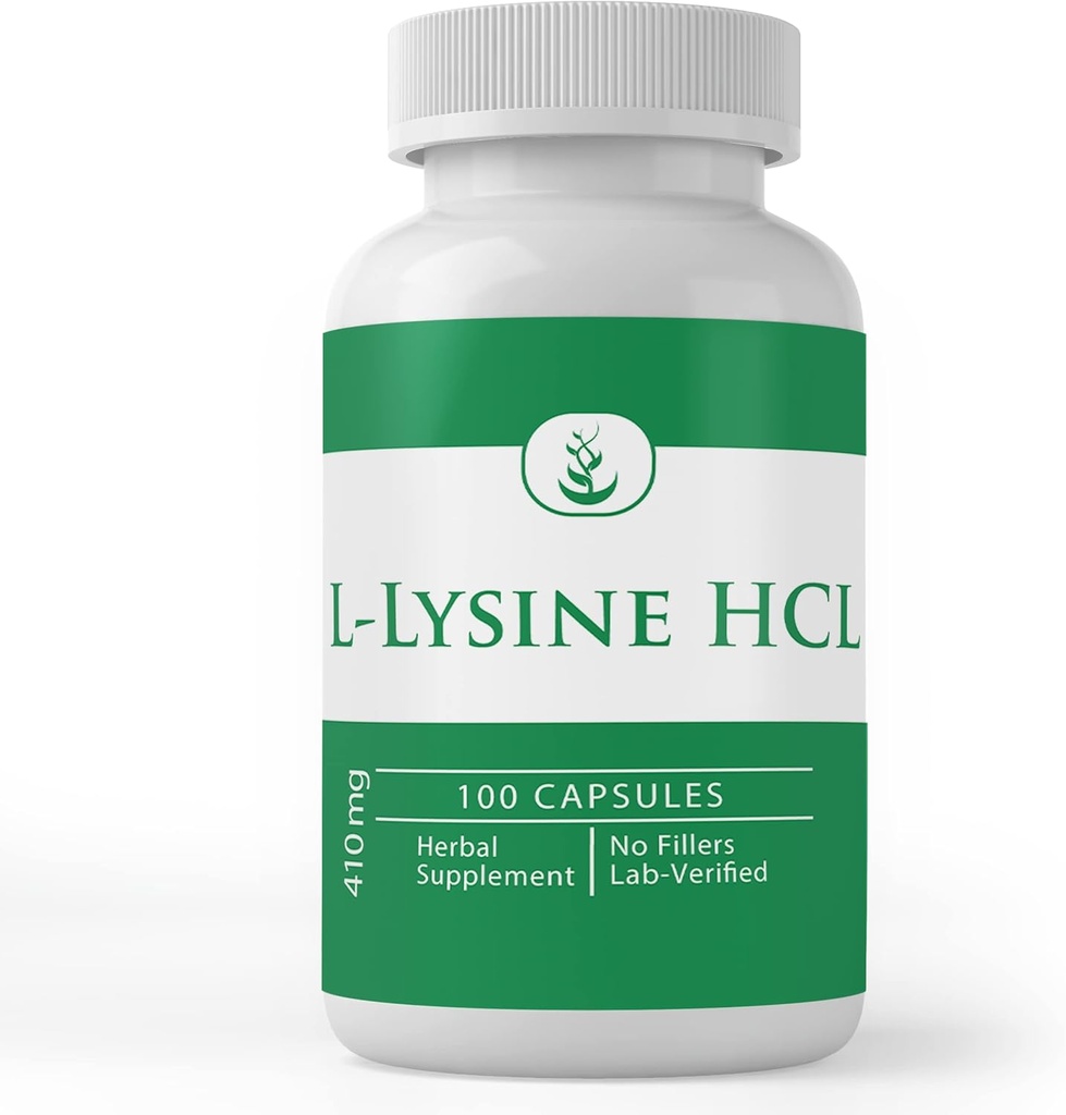 純粋な元の INGREDIENTS L-Lysine HCL (100 カプセル) 常に純粋で、添加物か注入口、実験室は確認しました