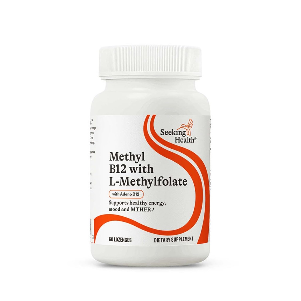 L-Methylfolate - MTHFRサポートサプリメント - メチル化サポートサプリメント - 脳の健康とエネルギーをサポートするためのロゼンジ - 60ロゼンジ