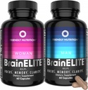 記憶、焦点及び明快さのための向知性脳の補足-コリン、DMAE、PhosphatidylserineおよびBacopa (60Ct 2pack)が付いている人及び女性のための高度の頭脳のブースターのカプセル
