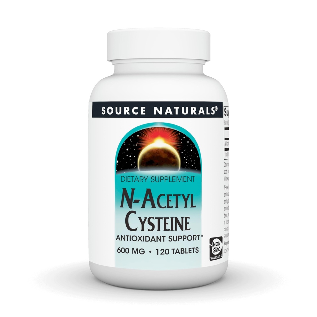 源のN-アセチル Cysteineの酸化防止サポート600のmgの呼吸器の健康を支える食事療法の補足* - 120のタブレット
