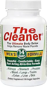 Centuryⁿ Syst𝐞ms The Cleaner Detox, Complete Internal Cleansing Formula, Support Digestive Health, Vegetarian Capsules (Men 14 Days)