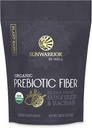 Sunwarrior繊維の補足のプレバイオティックの有機性  ビーガン繊維の補足の植物動力を与えられたガットの健康ブースター 消化のハーモニーのための純粋な原料と | ビーガン及び非GMO | 8oz 袋(30 SRV)はよくであって下さい