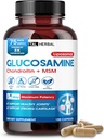 VITAL HERBAL Liposomal Glucosamine with Chondroitin, MSM-最大効力- サポートジョイント, 軟骨- 米国製