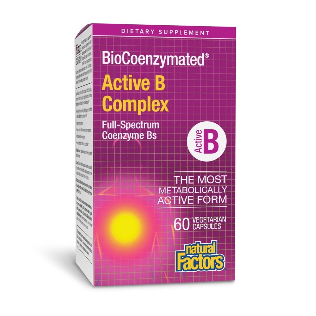 自然な要因、BioCoenzymated活動的なBの複合体、60のカプセル(60のサービング)