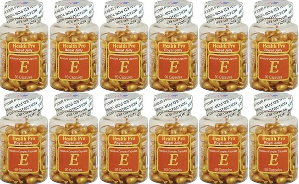 NU-HealthロイヤルゼリービタミンE保湿コンプレックス(90カプセル) - 24パック