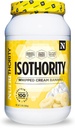 Isothority Whey Protein Isolate, Whipped Cream Banana, 2 lb - Ultra Absorbable Branched Chain Amino Acids (BCAA) Powder with 25g Protein Per Serving, Low Carb - Build Muscle & Accelerate Recovery