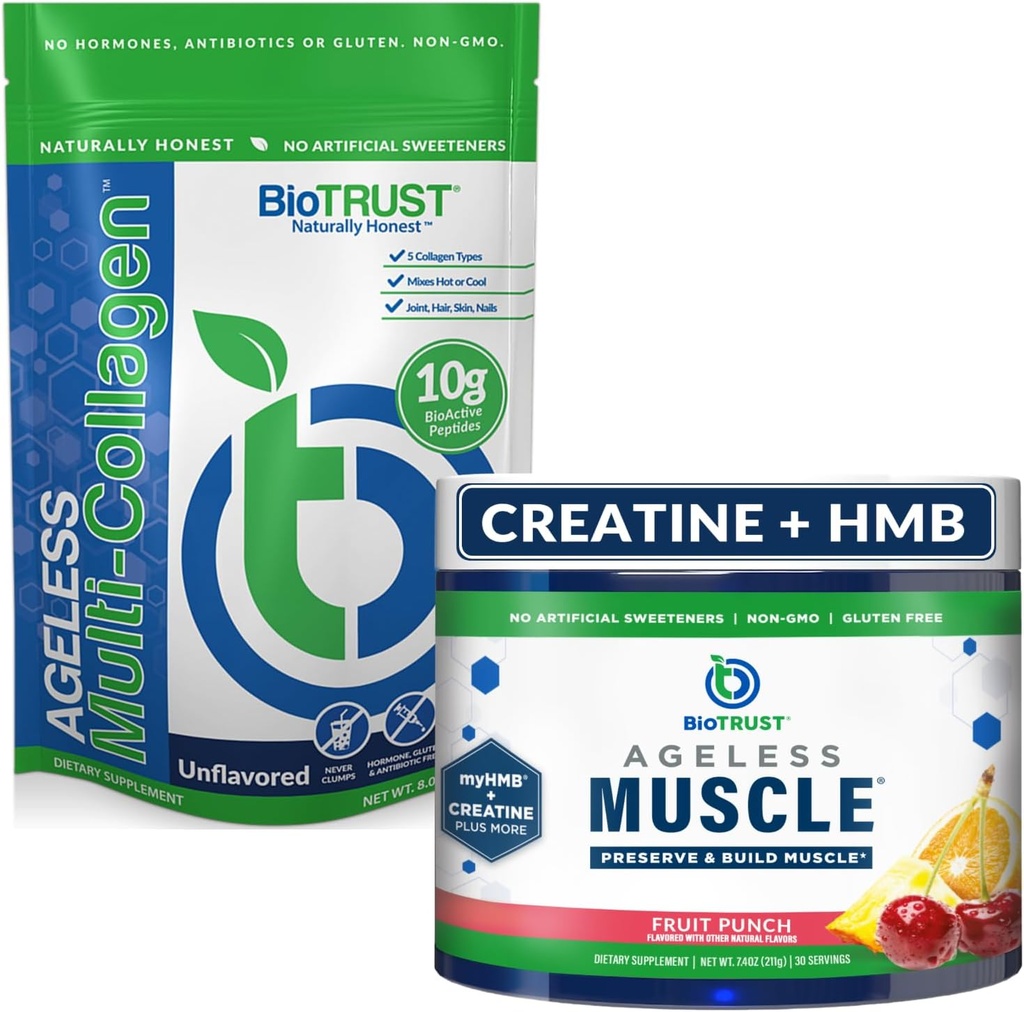 BioTrust エイジレスマッスル(フルイトパンチ)とマルチコラージュ(非フレーバー)バンドル