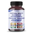 CORTISOL の健康のアシュワガンダ マグネシウムのカモミール L テアニン - 米国製