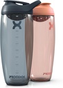 Promixxの追求の蛋白質のシェーカーのびん(32のoz) – 無声非球のミキサー、漏出防止のふた、BPA/BPS及びフタル酸塩なしのECOZEN –蛋白質の揺れ、前及び後ワークアウトのスムージーのための容易なクリーニングのシェーカーのコップ