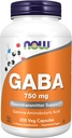 NOW Foodsは、GABA(Gamma-Aminobutyric acid)750mg、Neurotransmitter Support*、200ベジカプセルを補います