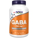 NOW Foodsは、GABA(Gamma-Aminobutyric acid)750mg、Neurotransmitter Support*、200ベジカプセルを補います