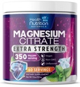 マグネシウムのクエン酸塩の補足350mg - マグネシウムのクエン酸塩の粉の飲み物の組合せは-骨、中心及び筋肉サポートのためのMagのクエン酸塩及び Aquaminの補足、砂糖は放します、グルテンフリー、グルテンフリー、完全菜食主義者の- 60のサービングに与えます