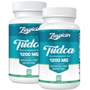 TUDCAの補足1200mg - 120の野菜のカプセル、肝臓、消化のための強力なTUDCAの山の塩の補足