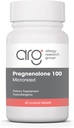アレルギー研究グループPregnenolone 100mg - 女性と男性のためのプロゲステロンサプリメント, ホルモン & 自然なワイルドヤムとストレスサポート, マイクロ化された純粋な脂質マトリックス, 植物ベースの - 60 錠