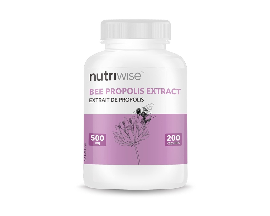 NutriWise ブラジルの蜂のプロポリスのエキスの免疫サポート500mg