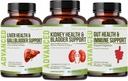 Kidney Cleanse Detox & Repair and Bladder Support - Kidney Restore for Chanca Piedra,Cranberry, Juniper Berries for Kidney Detox and Bladder Health.60 日 供給