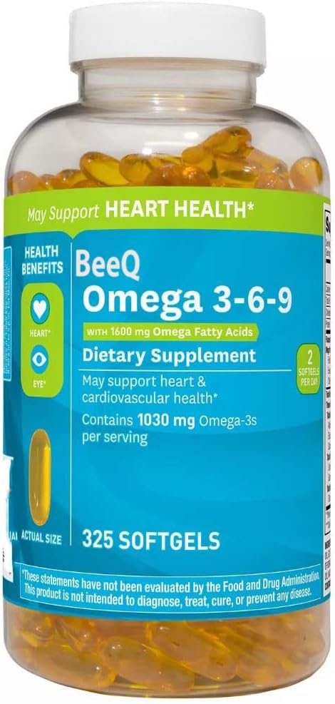 Omega 3-6-9 サプリメント (325 ct.) 5 月 サポート心 & 心血管の健康* 5 月目の健康を促進する