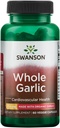 Swanson Made with Organic Whole Garlic 700 Milligrams 60 Veg Capsules