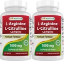ベストナチュラルL-アルギニンL-シトルリンコンプレックス1000mg 250錠(250カウント))