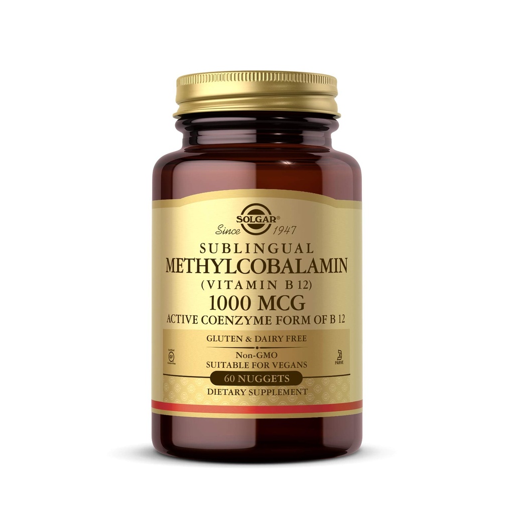 Solgar Methylcobalamin 1000のmcg、60のnuggets