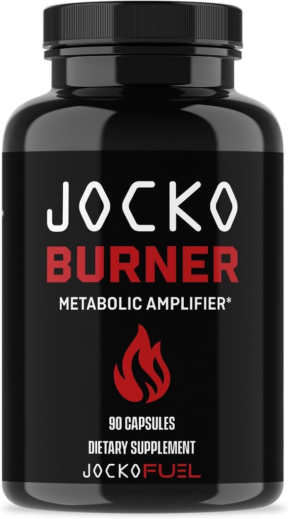 Jocko Fuel Burner for Men & Women - Healthy Weight Support Supplement, Helps Regulate Appetite, & Metabolism Booster - Supports Healthy Metabolism & Increased Thermogenesis 90 Count (30 Day Supply)